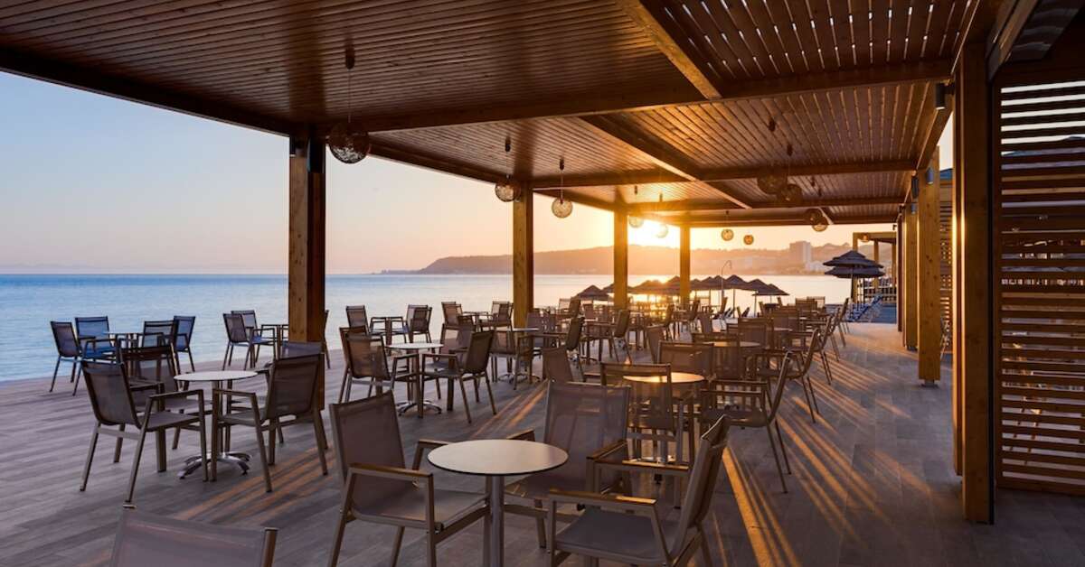 Een foto van de faciliteiten bij Avra Beach Resort Hotel & Bungalows