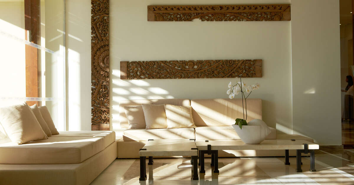 Een foto van het interieur van Grecotel Meli Palace