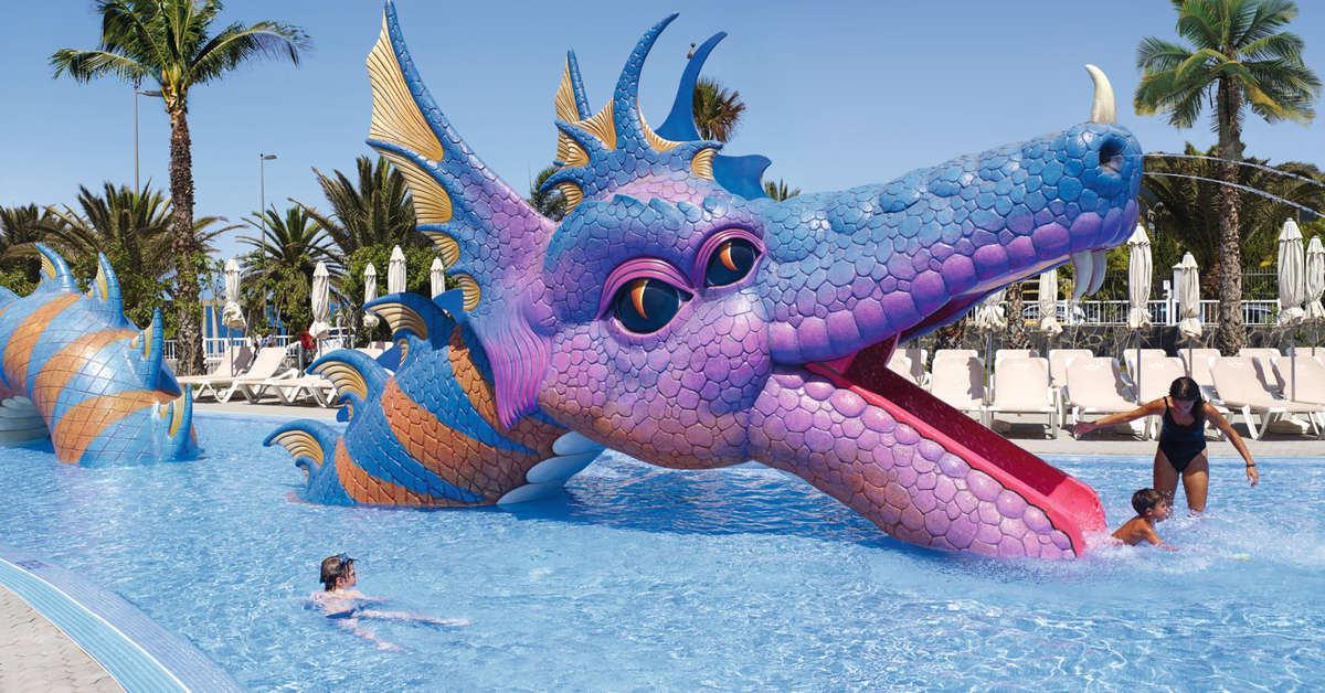 Een foto van het zwembad bij Riu Gran Canaria