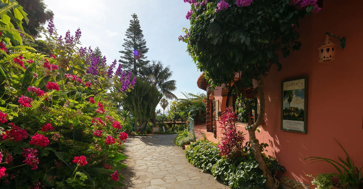 Een foto van de buitenkant van Quinta Splendida Wellness & Botanical Garden