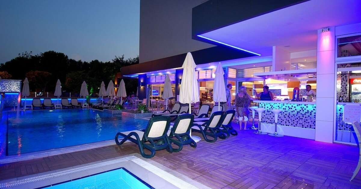 Een foto van het zwembad bij Time Beach Hotel