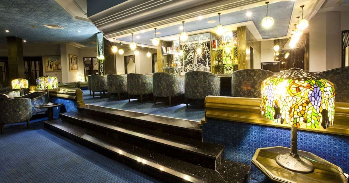 Een foto van het interieur van El Mouradi Palm Marina