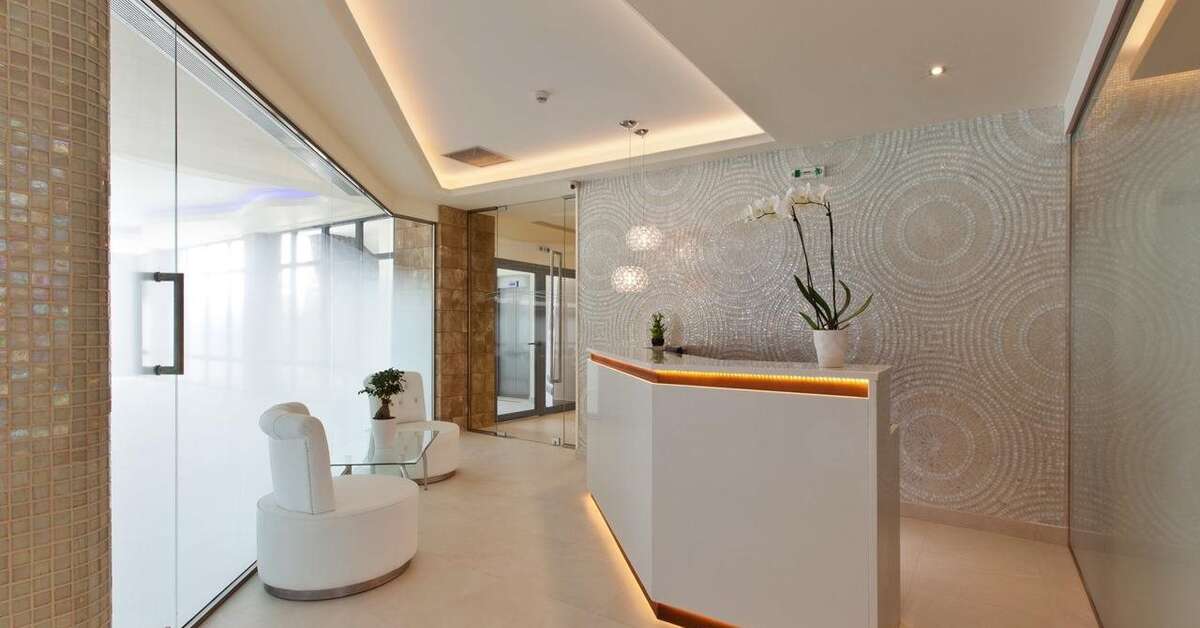 Een foto van het interieur van Boutique 5 Hotel & Spa