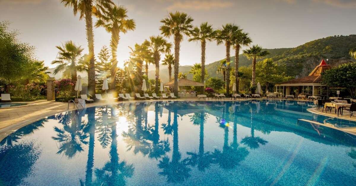 Een foto van het zwembad bij Dalyan Resort Hotel