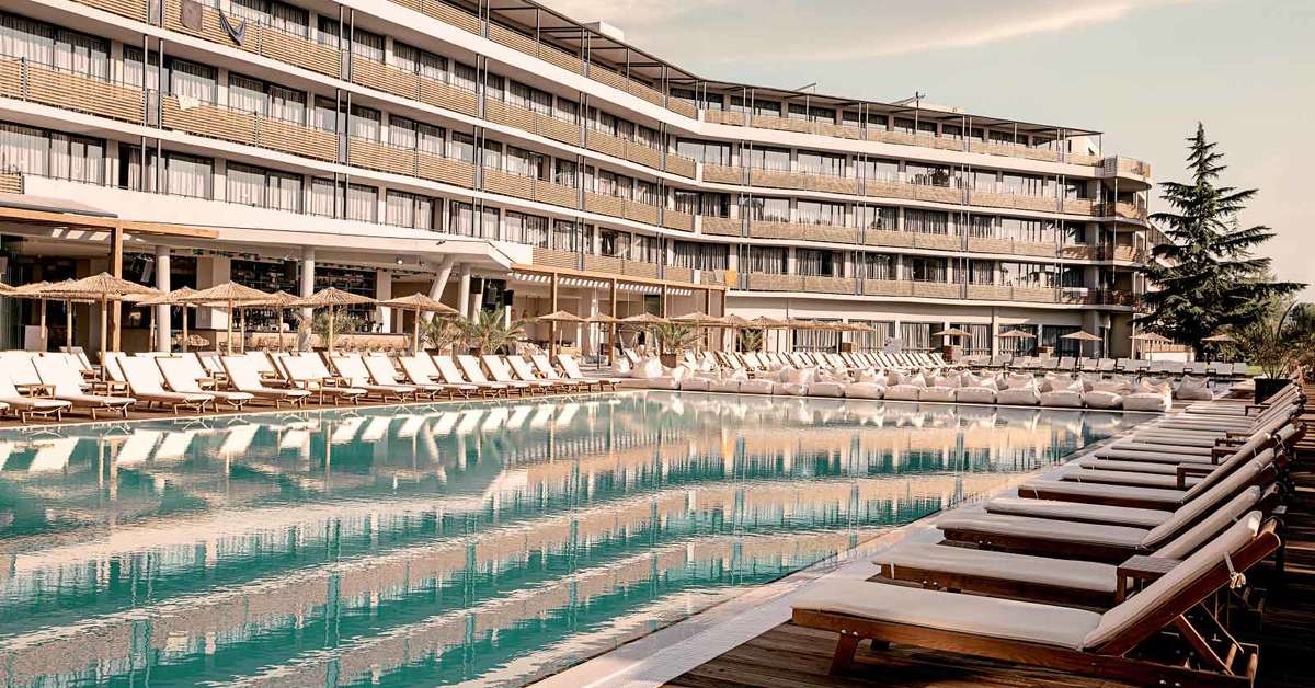 Een foto van het zwembad bij Sunny Beach Club