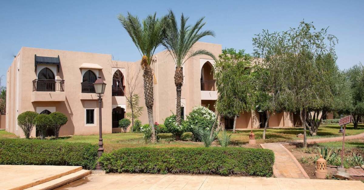 Een foto van de buitenkant van Marrakech Ryads Parc & Spa