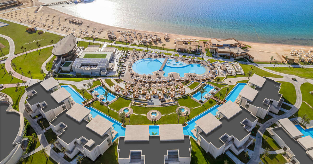 Ein Foto von einer Übersicht des Rixos Premium Magawish
