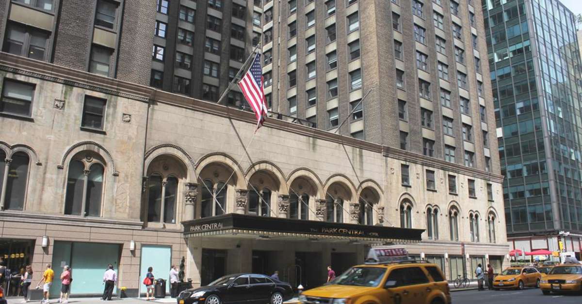 Ein Foto von einer Übersicht des Park Central New York Hotel