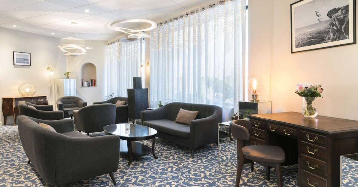 Ein Foto vom Innenbereich im Hotel Locarno