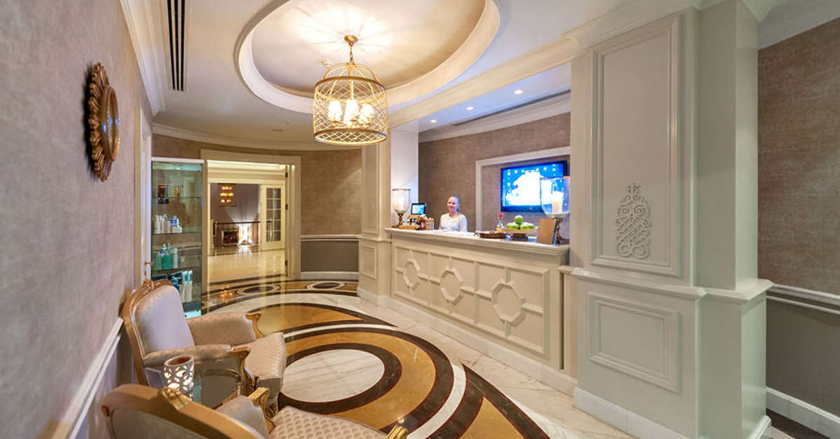 Een foto van het interieur van Rixos Pera Istanbul