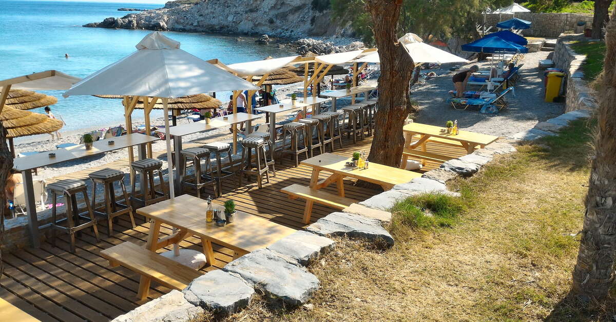 Ein Foto von den Einrichtungen im Glicorisa Beach Hotel