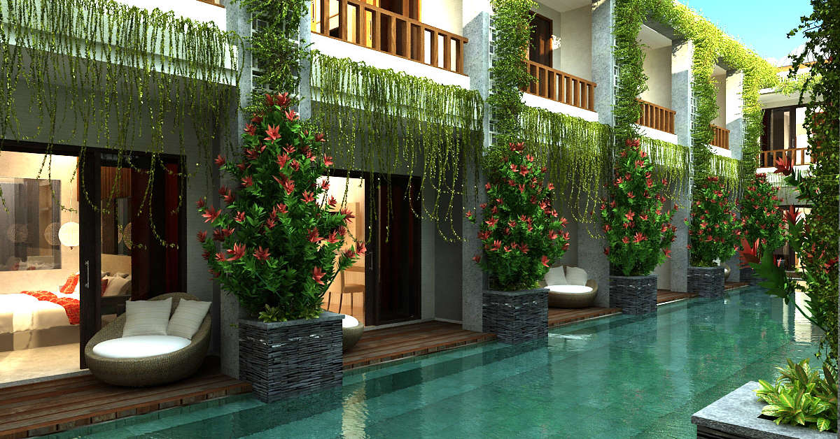 Een foto van een overzicht van Tony's Villas & Resort