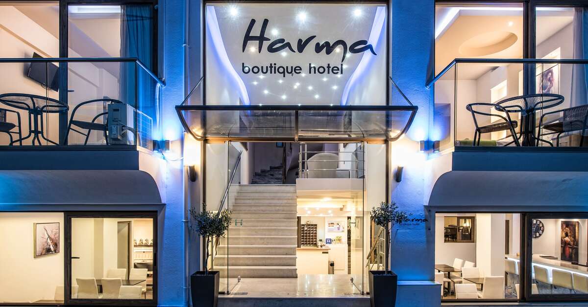 Ein Foto von der Außenansicht des Harma Boutique Hotel