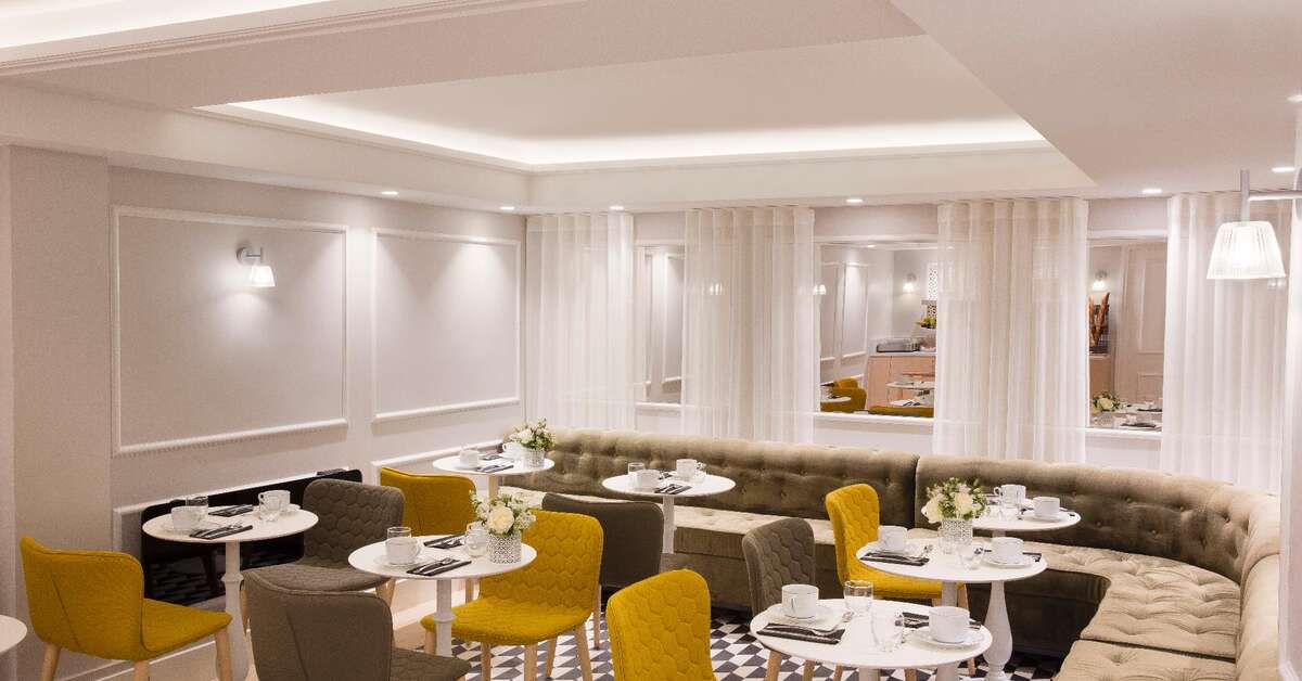 Ein Foto von den Einrichtungen im Hotel Pastel Paris