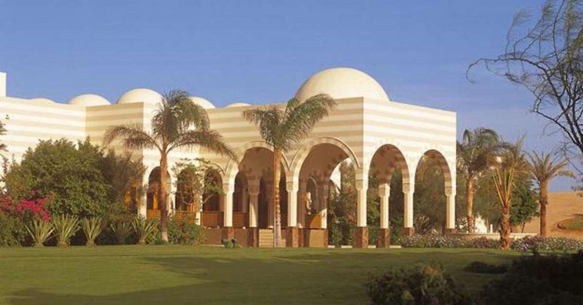 Ein Foto von der Außenansicht des The Oberoi Sahl Hasheesh