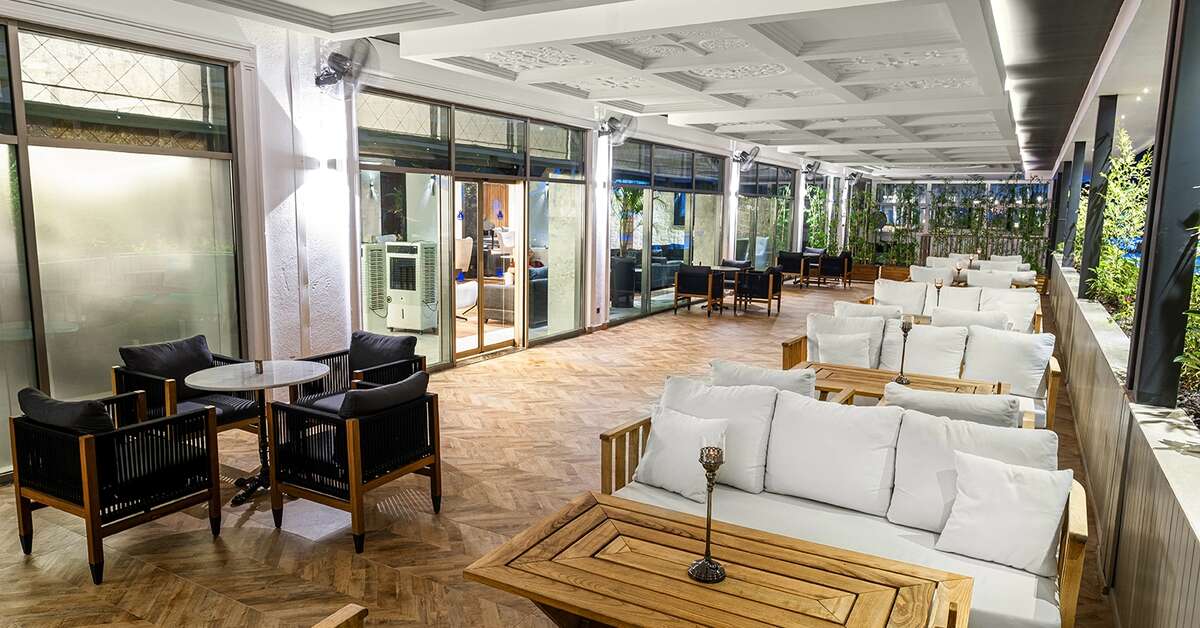 Een foto van het interieur van Rubi Platinum Sign