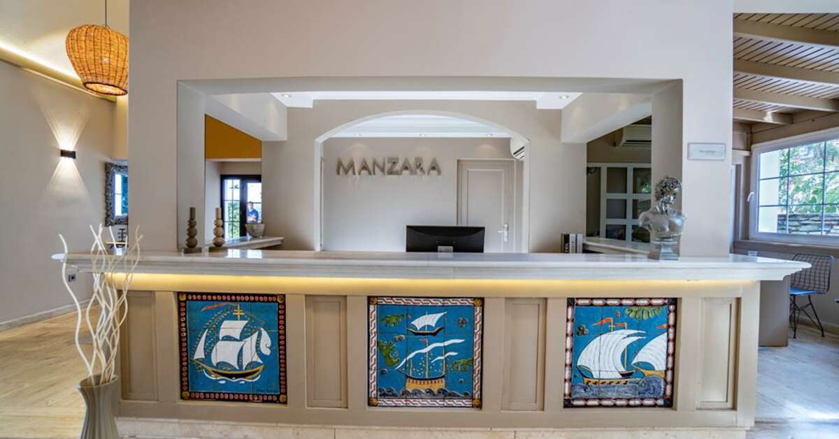 Een foto van het interieur van Manzara Boutique Hotel