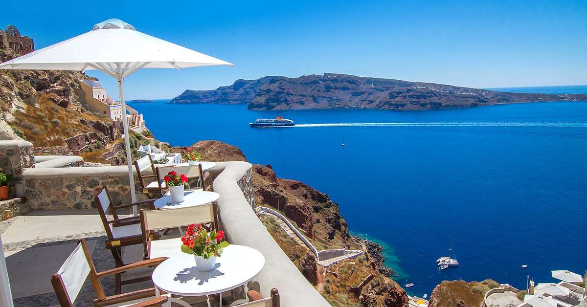 Een foto van de faciliteiten bij Oia Mare Villas