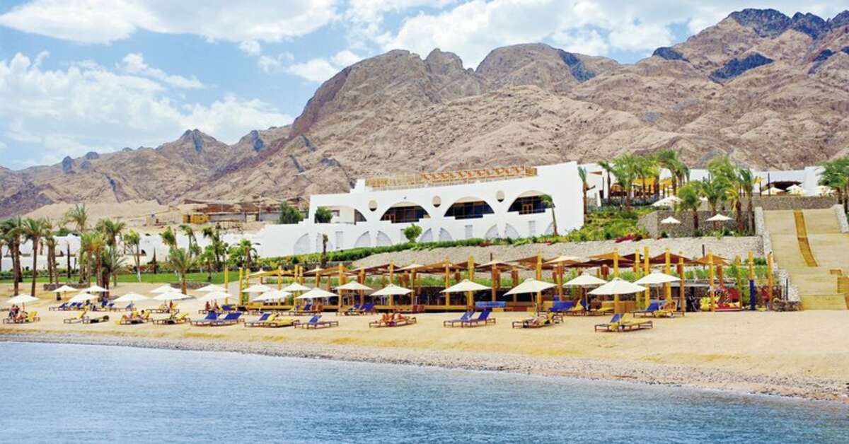 Een foto van het strand bij Retac Qunay Dahab Resort