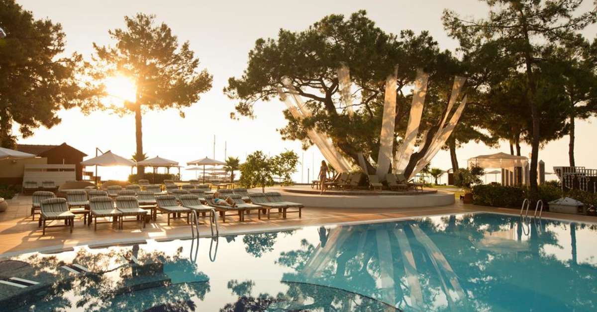 Een foto van het zwembad bij Robinson Club Camyuva