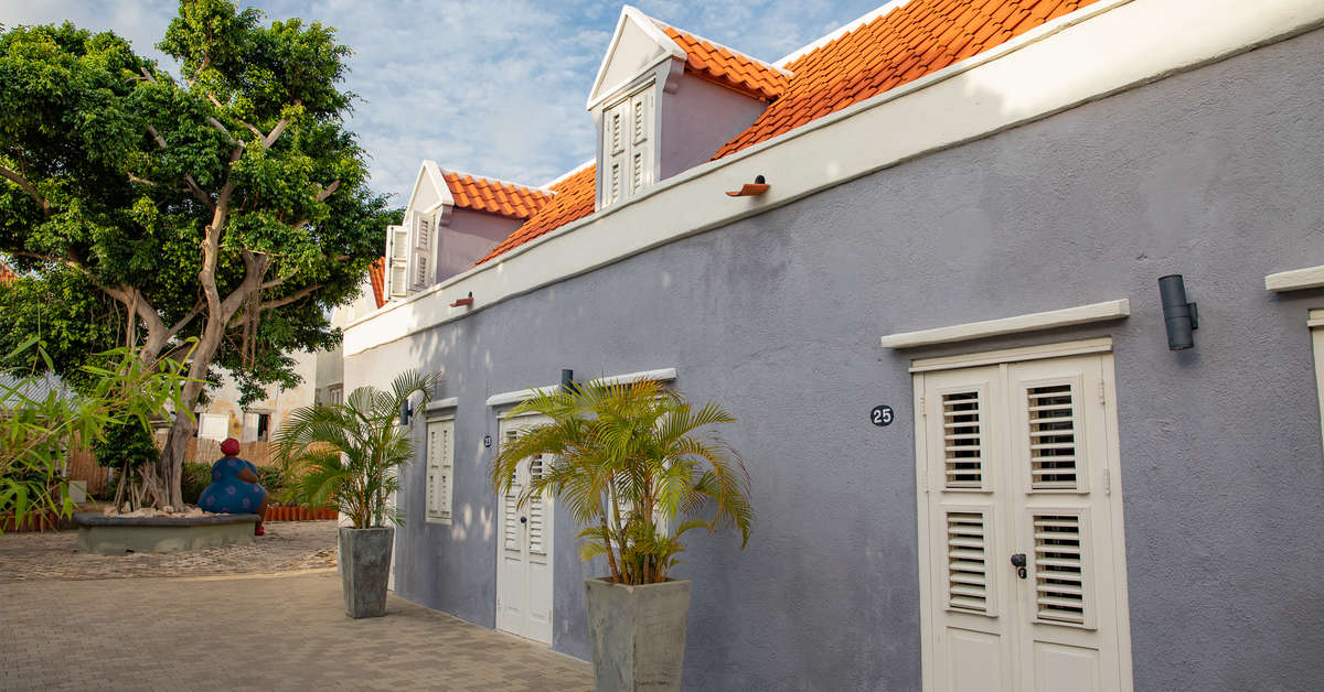 Een foto van de buitenkant van Pietermaai Boutique Hotel