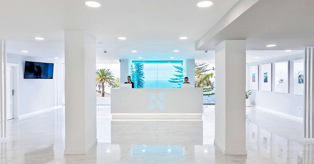 Een foto van het interieur van Blue Sea Interpalace