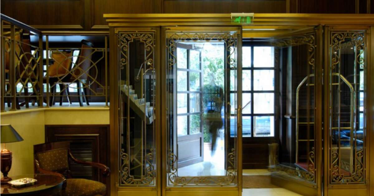 Een foto van het interieur van Hotel Hera