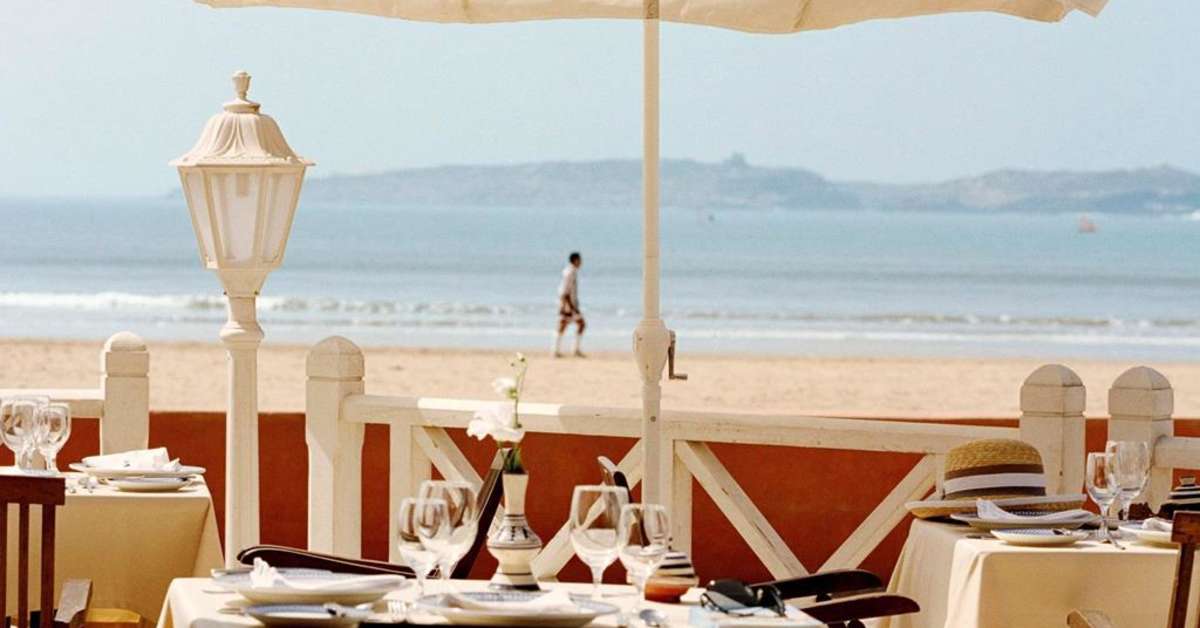 Een foto van het terras bij Atlas Essaouira & Spa