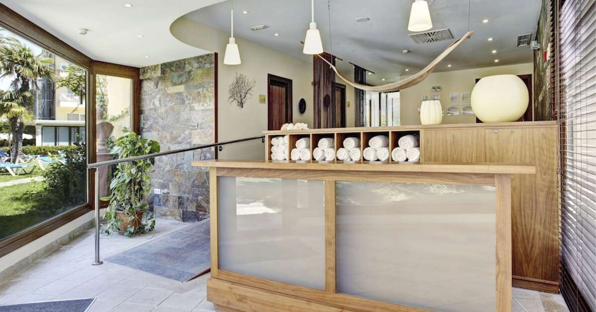 Een foto van het interieur van Grupotel Nilo & Spa