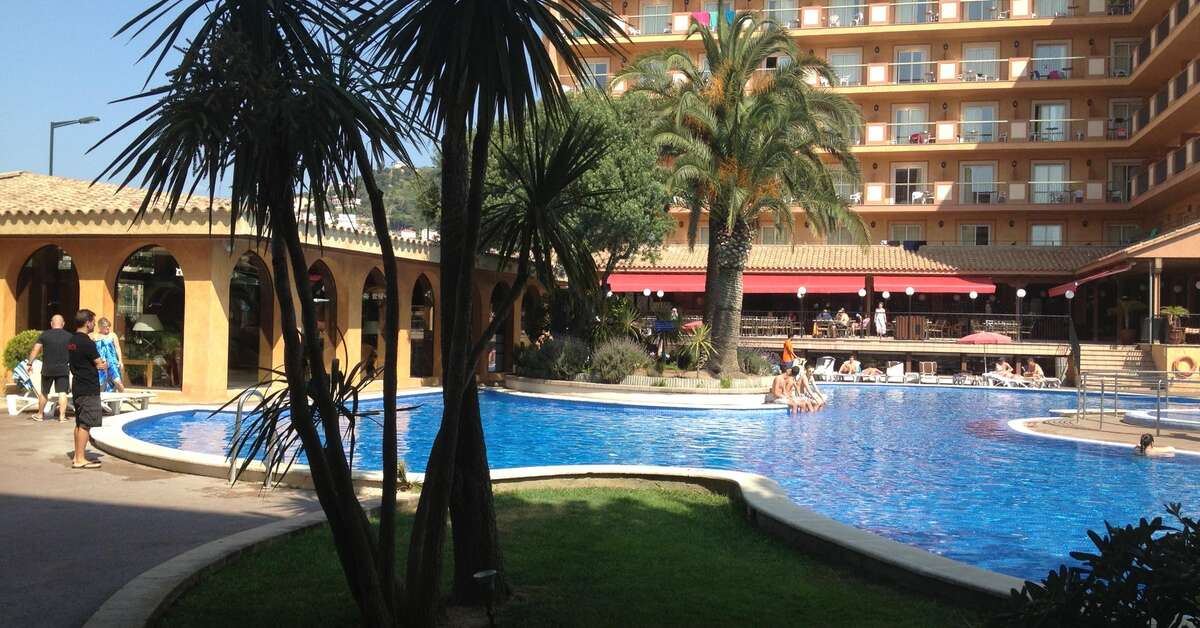 Een foto van het zwembad bij Hotel Luna Club