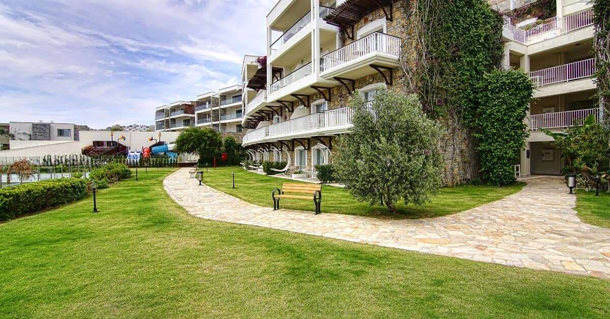 Een foto van de buitenkant van Hotel Baia Bodrum