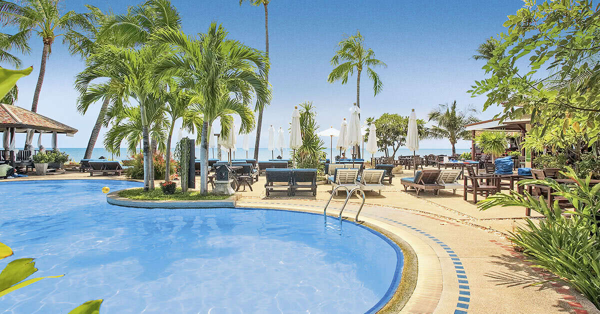 Een foto van het zwembad bij Rummana Boutique Resort
