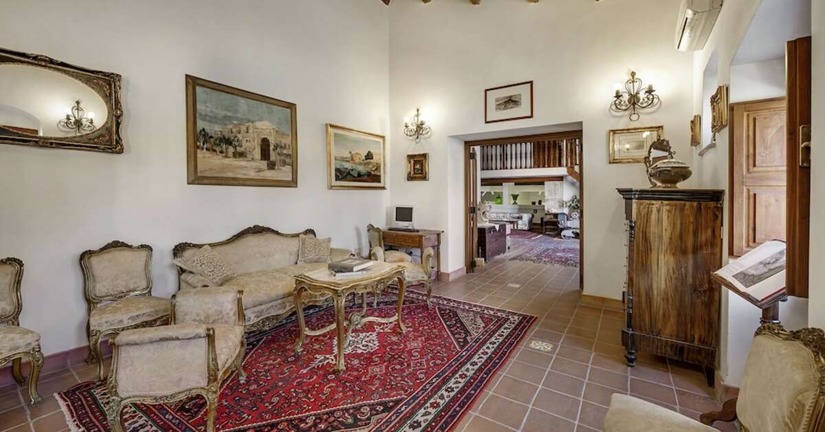 Een foto van het interieur van Hotel Villa Giulia Noto