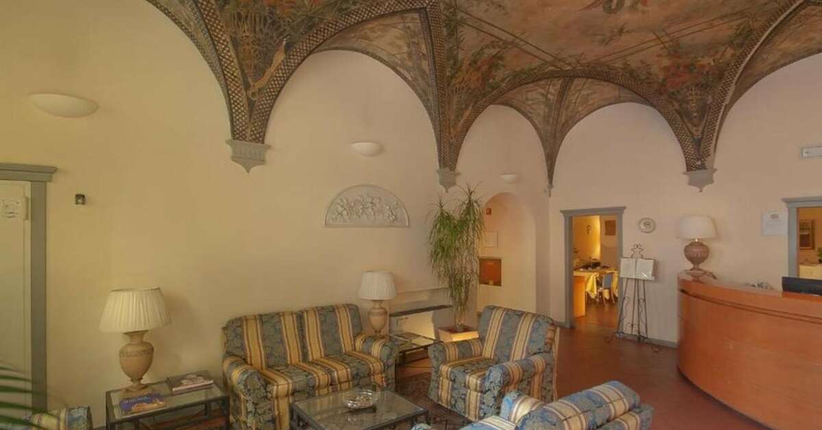 Een foto van het interieur van Hotel Botticelli