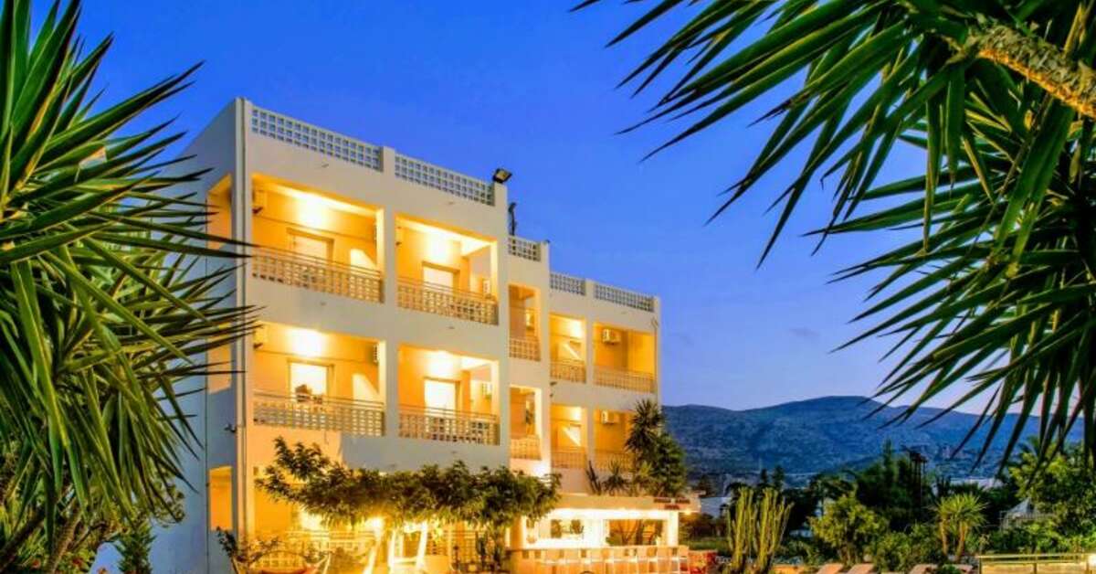 Ein Foto von der Außenansicht des Stella Maria Hotel & Apartments