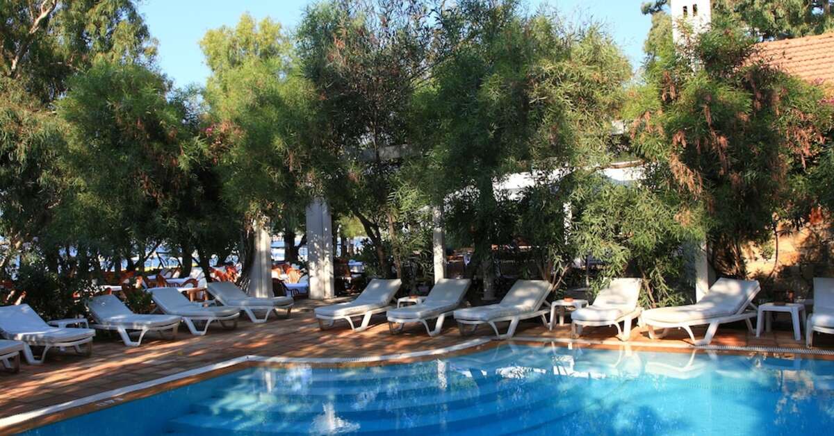 Een foto van het zwembad bij Okaliptüs Hotel