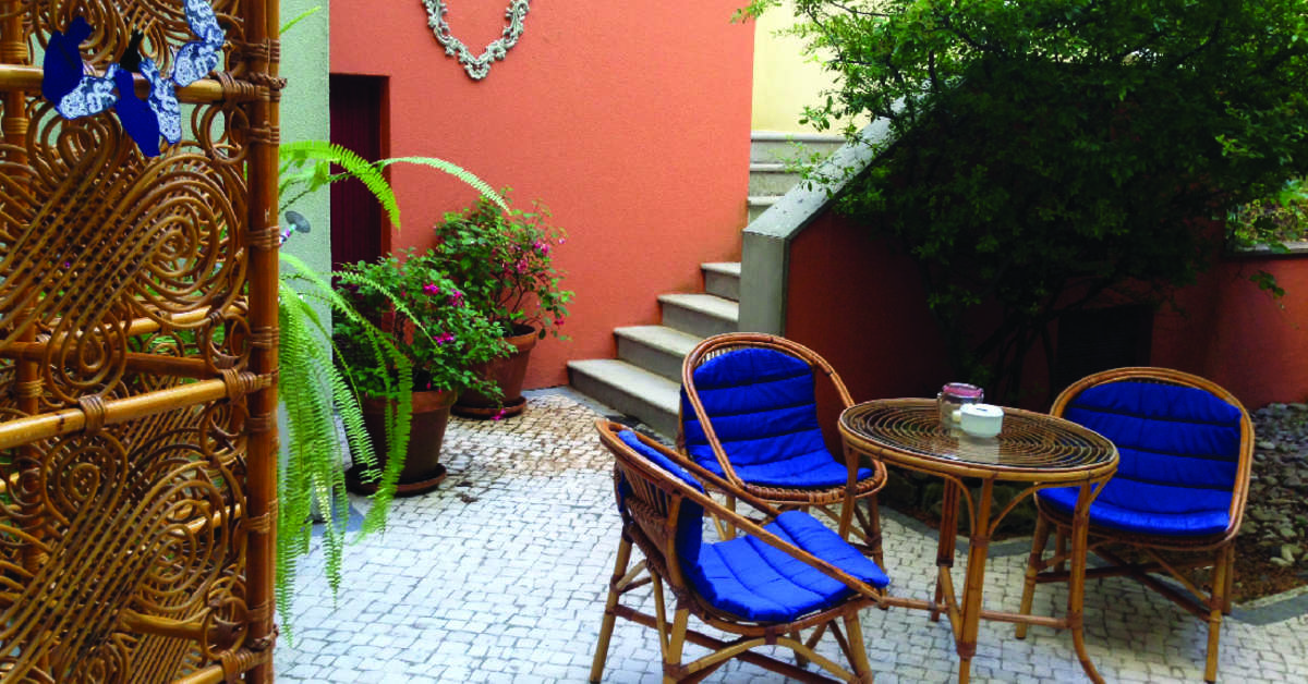 Een foto van het terras bij Hotel Sao Jose