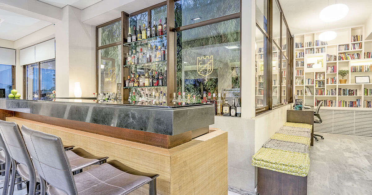 Een foto van de faciliteiten bij Castelli Hotel
