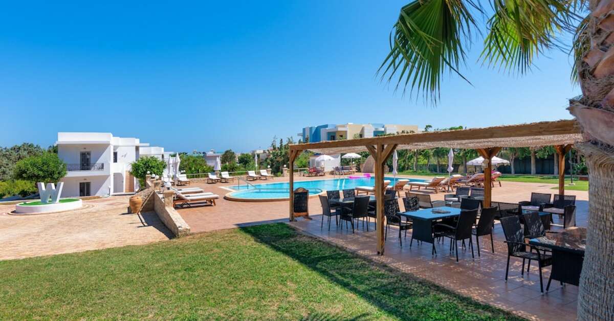 Ein Foto von der Terrasse im W Suites