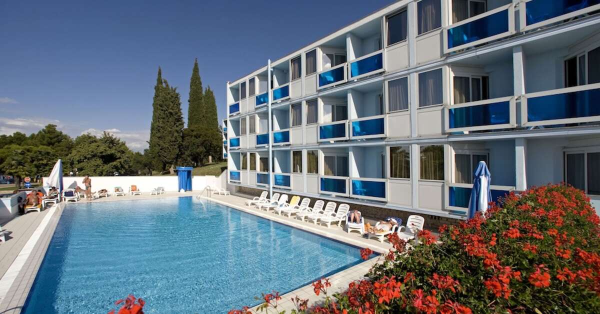 Een foto van een overzicht van Hotel Plavi Plava Laguna