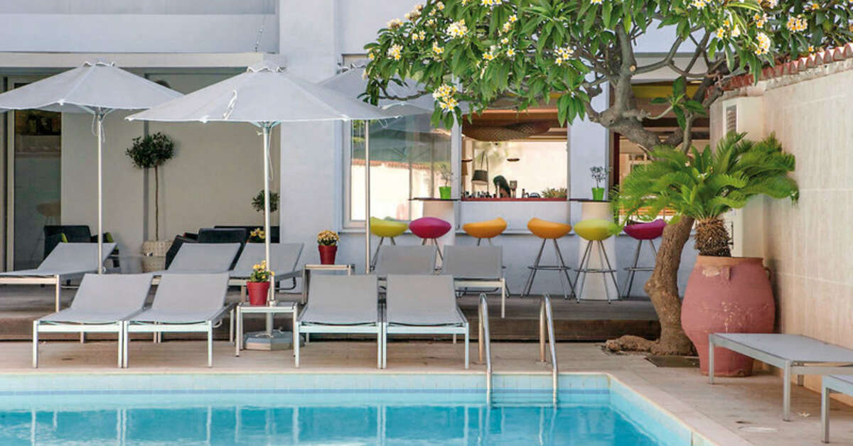 Een foto van het zwembad bij Aquamare City & Beach Hotel