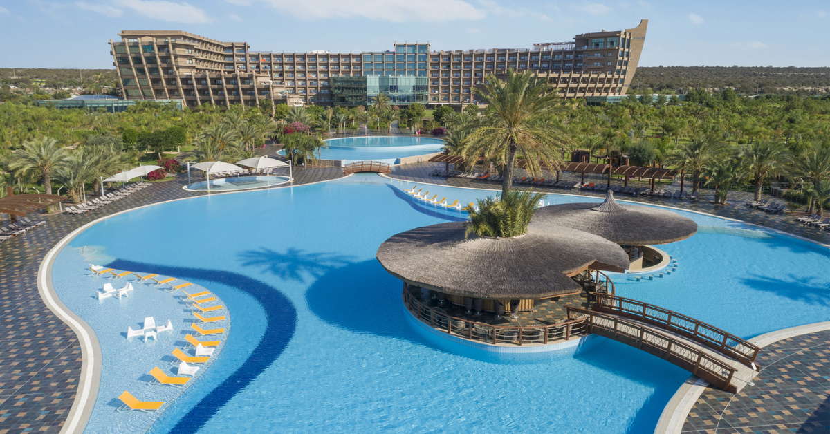 Ein Foto vom Pool im Noah's Ark Deluxe Hotel & Spa