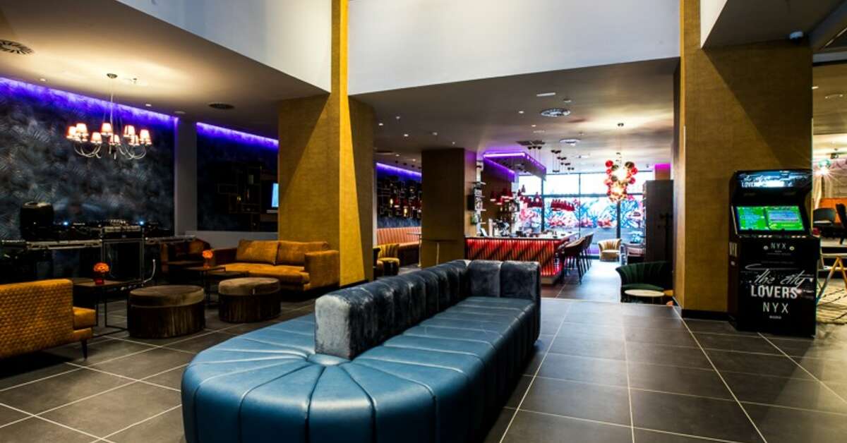 Een foto van het interieur van NYX Hotel Madrid