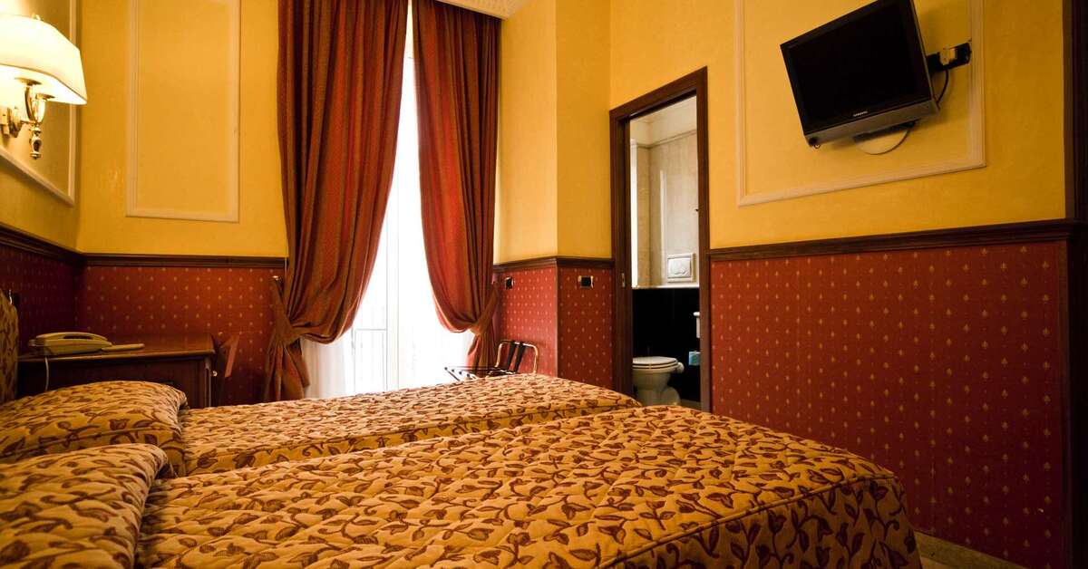 Ein Foto von einer Übersicht des Hotel Donatello Rome