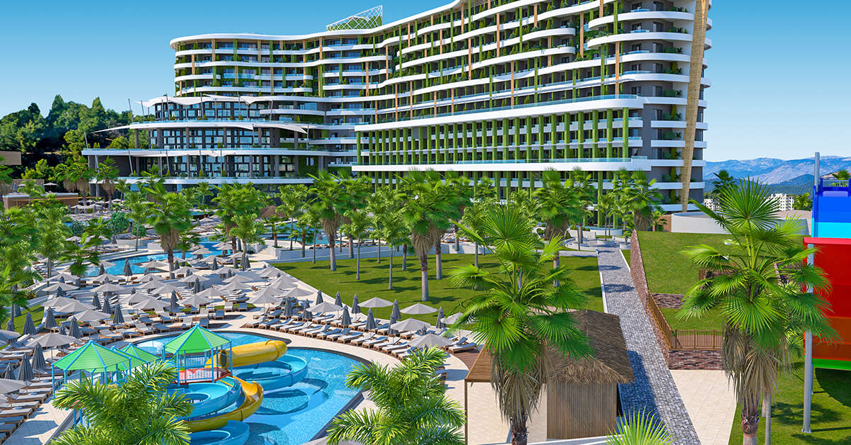 Een foto van het zwembad bij Mylome Luxury Hotel & Resort