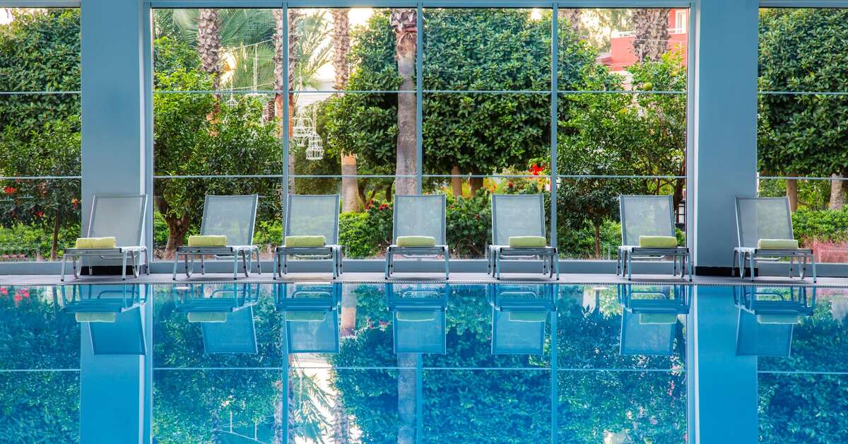 Een foto van het zwembad bij IC Hotels Santai Family Resort