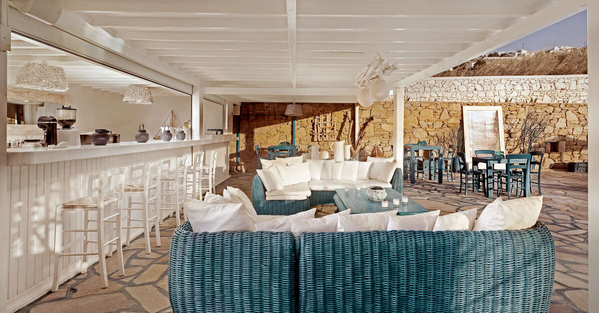Een foto van de faciliteiten bij Mykonos Bay Hotel