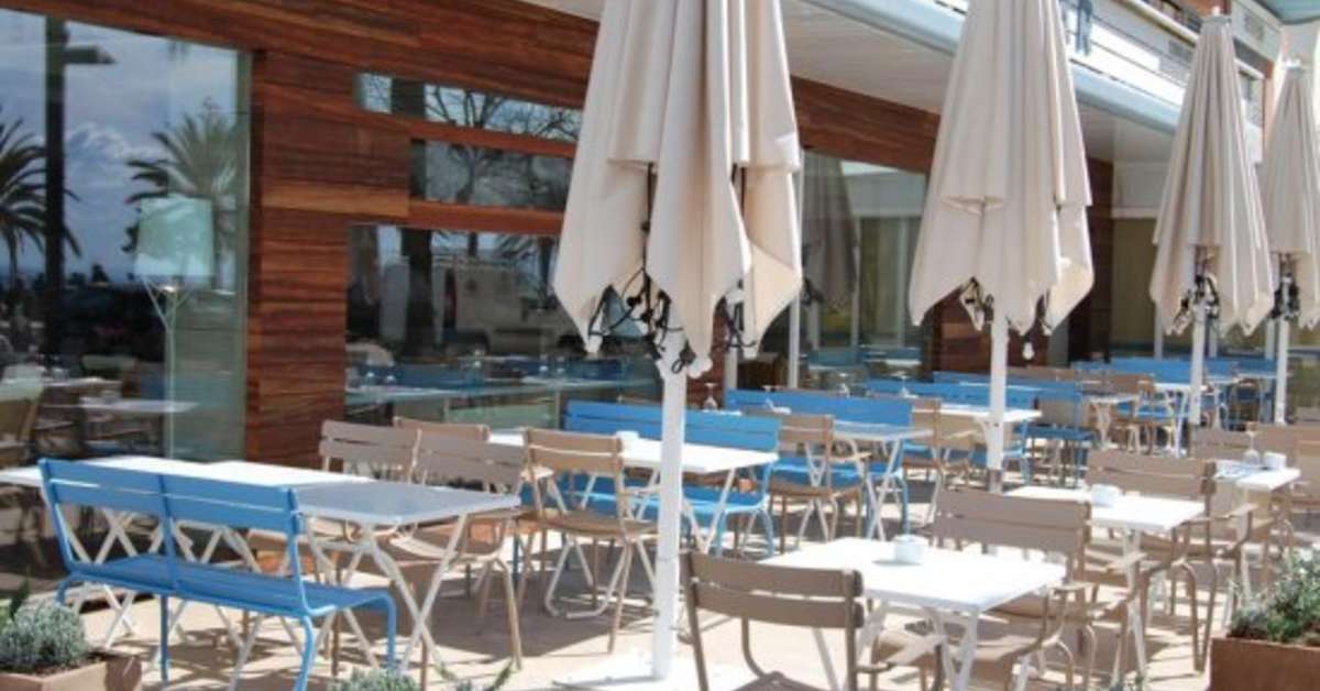 Een foto van het terras bij Prestige Hotel Sant Marc