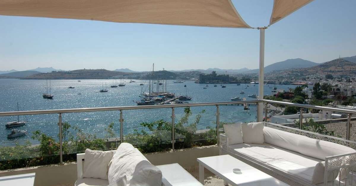 Een foto van het terras bij Diamond of Bodrum