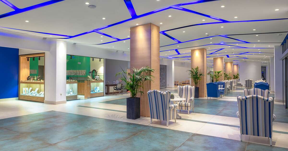Een foto van het interieur van Lyttos Beach